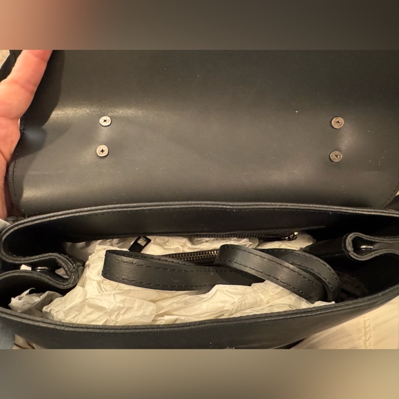 🔥Made in Italy🔥 Italian leather black Cielo Celeste Purse - never carried - Picture 12 of 12